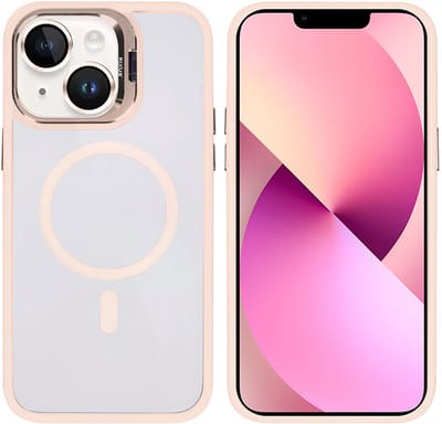 Rixus Classic 03 Case With MagSafe For Apple iPhone 14 Light Pink
