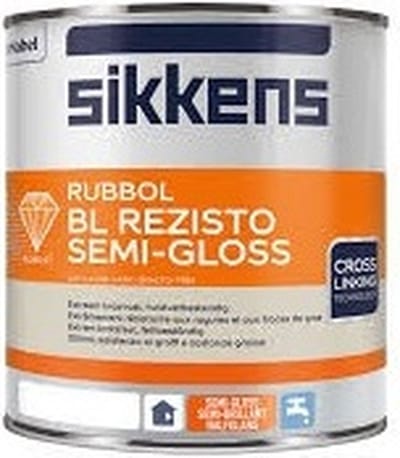 Sikkens Rubbol BL Rezisto Semi Gloss 1 liter Ral 7042 Verkeersgrijs