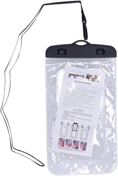 Benson Telefoonhoesje - transparant - kunststof - 21 x 11,5 cm - waterdicht