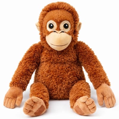 Topknuffels - Punch de Aap Pluche Knuffel XL 60 cm - Monkey Plush Toy - Orang-oetan, Chimpansee, Gorilla - Speelgoed Knuffels voor Kinderen Jongens Meisjes - Dierentuin Animal Dieren Knuffeldier