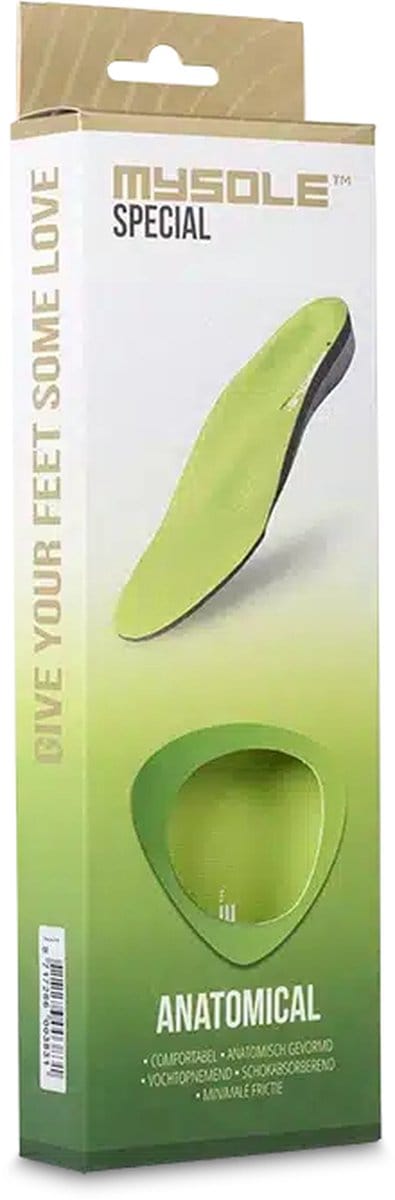MYSOLE™ Special Anatomical - Inlegzolen voor langdurig staan en lopen - 1 paar - Maat 39