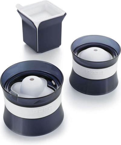 Zoku Mixology IJsbalmaker - Voor Glas - 3 Stuks - Smoke