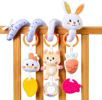 Activiteitenspiralen voor Baby's, Hangspeelgoed en Speelgoed voor Peuters van 0 tot 12 Maanden