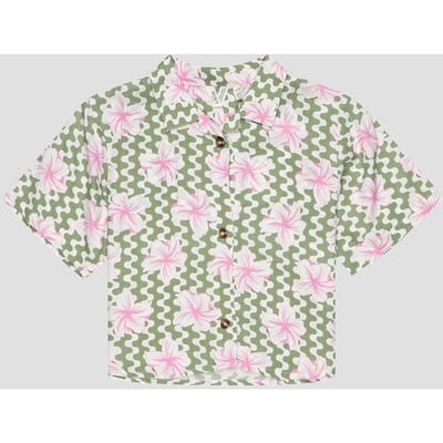Roxy Salty Sun Kids Shirt groen