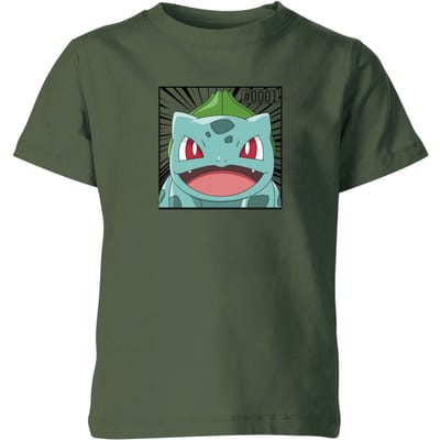 Pokémon Pokédex Bulbasaur #0001 Kids' T-Shirt - Green - 98/104 (3-4 jaar)