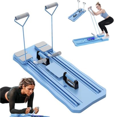 Opvouwbare Pilates Reformer voor Thuis met Automatische Rebound