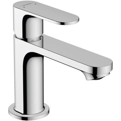Hansgrohe Rebris s 1 greeps wastafelkraan - 80 PopUp - trekwaste - hoogglans chroom