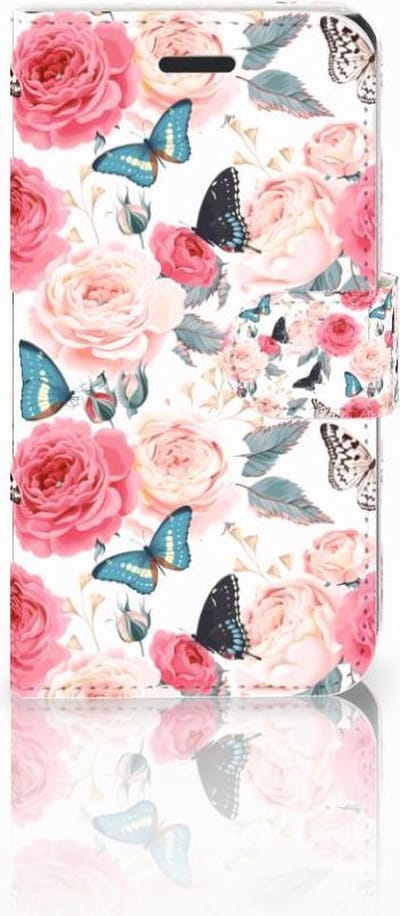 Samsung Galaxy Xcover 3 | Xcover 3 VE Hoesje Butterfly Roses