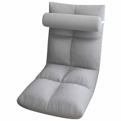 Dailygoods- Vloerstoel met Verstelbare Rugleuning - Opvouwbare Fauteuil - Comfortabele Gamingstoel - Voor Woonkamer/Lounge - Maximaal Gewicht 150 kg - Metaal/PP-katoen/Pluche