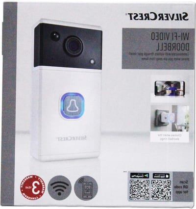 Video Deurbel - Intercom Systeem - Bezoek Ontvangen - Bewegingsdetectie Nachtzicht - HD 720p Resolutie - Zwart
