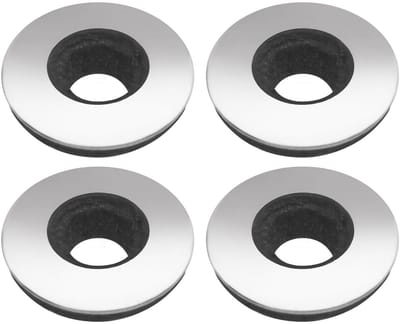 Dailygoods- Afdichtringen 100 stuks - 304 Roestvrij Staal/Neopreen EPDM - Buitendiameter 16 mm - Binnendiameter 6,3 mm - Dikte 2,5 mm - Corrosiebestendig - Afdichtschijven