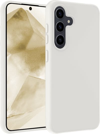 Hoesje - Geschikt voor Samsung Galaxy A55 - Sterk & Shockproof - Hoes Cover - Siliconen Case - Telefoonhoesjes - Wit