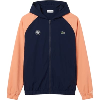 Lacoste Capuchonjas voor volwassenen (Marineblauw)