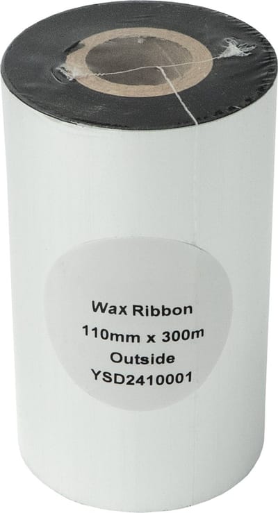 Compatible Thermal ribbon - Wax - 110mmx300m - Thermisch transfer lint - Inktlint - Printerlint - Printlint - Zebra 2300 - DULA