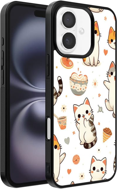 Smartphonica Telefoonhoesje Geschikt voor iPhone 16 Plus met katten opdruk - TPU backcover case cat design geschikt voor iPhone 16 Plus