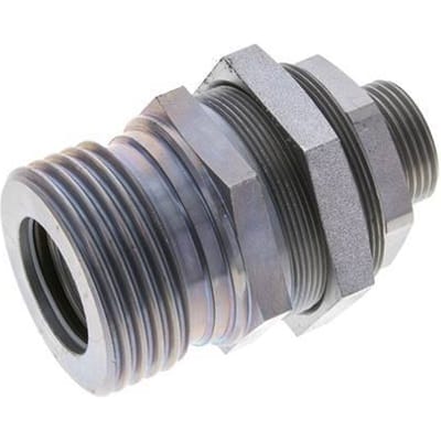 Stalen Hydraulische Koppeling Snelkoppeling 22 mm L Snijring ISO 14540/8434-1 D M54 x 4