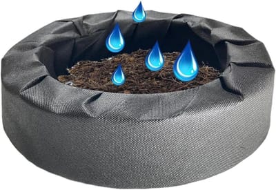 Drijvende Vijverplant Houder - Waterplant Mand - Vijver Verfraaien - Robuuste Stof Materiaal - 33 cm - Groen