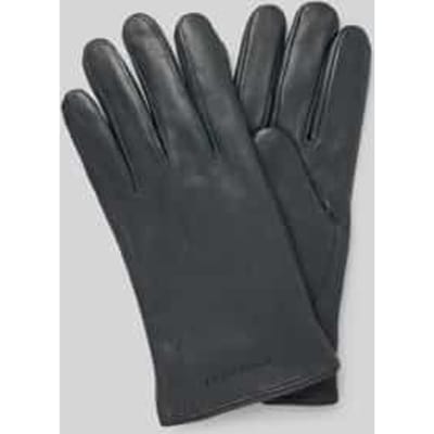 Handschoenen met labeldetail