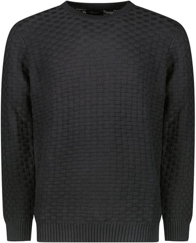 Cars Jeans Brayan Sw Knit Black Size: M | Sweaters Outlet | Heren | Zwart