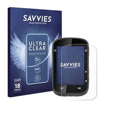 Savvies - Screenprotector voor CooSpo CS600-BK - Folie Beschermfolie transparant 18 Stuks