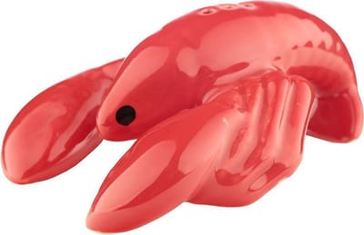 Peper en Zoutstel Kreeft Oranje Zout Vis Horeca Restaurant Visrestaurant Cadeau Zout Fuik