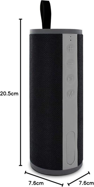 Draagbare Bluetooth Speaker 12W met Lange Batterijduur en Audio-ingang