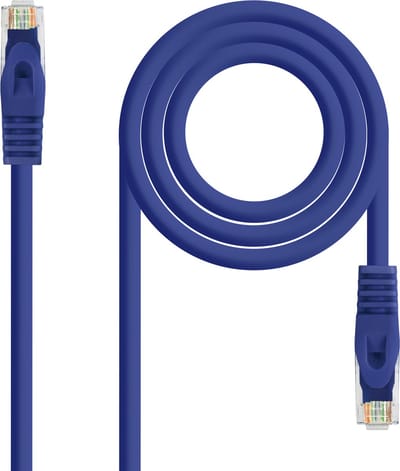 UTP Category 6 Rigid Network Cable NANOCABLE Blue