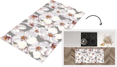 Keukenloper - Loper keuken - Bloemen - Sakura - Patronen - 120x60 cm - Keukenloper vinyl