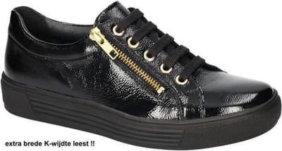 Solidus -Dames - zwart - sneakers - maat 36