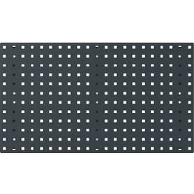 Bodempaneel Perfo 800, gatgrootte 9,2 x 9,2 mm, B 800 x D 13 x H 457 mm, plaatstaal met poedercoating, antracietgrijs RAL 7016