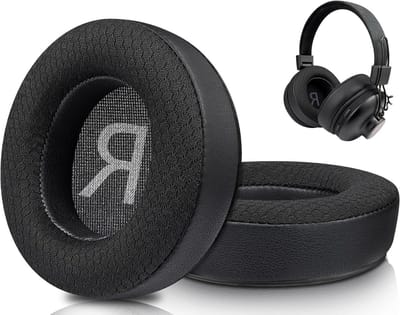 Vervangende 80mm Oorkussens voor Headphones, Geluidsisolatie Schuim, Comfortabele Earpads voor Draadloze en Draadgebonden Modellen