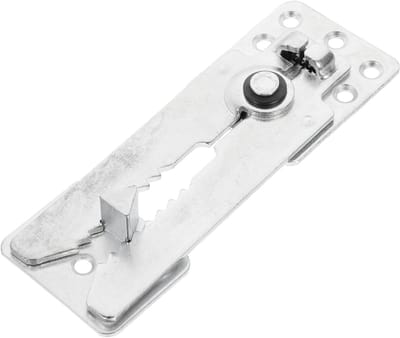 Bankconnector - Meubelverbinder - Bank Stabiliseren - Stevig In Elkaar Grijpend - 16.4X5.5X2CM - Zilver