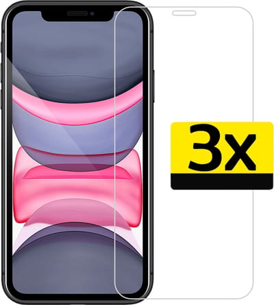 Screenprotector Geschikt voor iPhone X Screenprotector Volledig - Screenprotector Geschikt voor iPhone X Screenprotector Bescherm Glas - 3 Stuks
