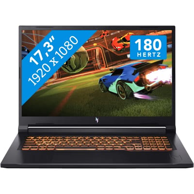 Acer Nitro V 17 AI ANV17-41-R3R0 Copilot+ PC AMD Ryzen™ 7 260 Laptop 43,9 cm (17.3") Full HD 16 GB DDR5-SDRAM 512 GB SSD NVIDIA GeForce RTX 5060 Wi-Fi 6E (802.11ax) Windows 11 Home Zwart