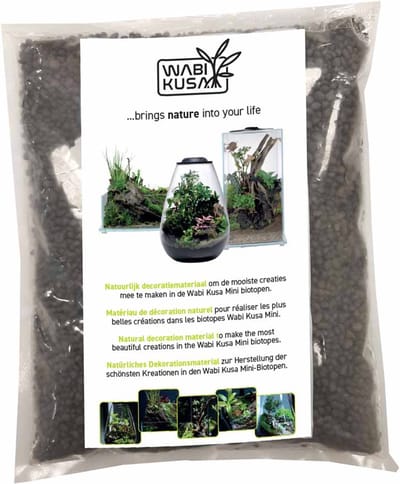 Wabi Kusa Black Soil - Terrarium Aquarium Soil