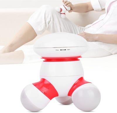 Dailygoody - Handlichaamsmassageapparaat - Mini-massageapparaat - Zachte drukpuntmassage - USB-oplaadbaar - LED-verlichting - Verlicht pijnlijke