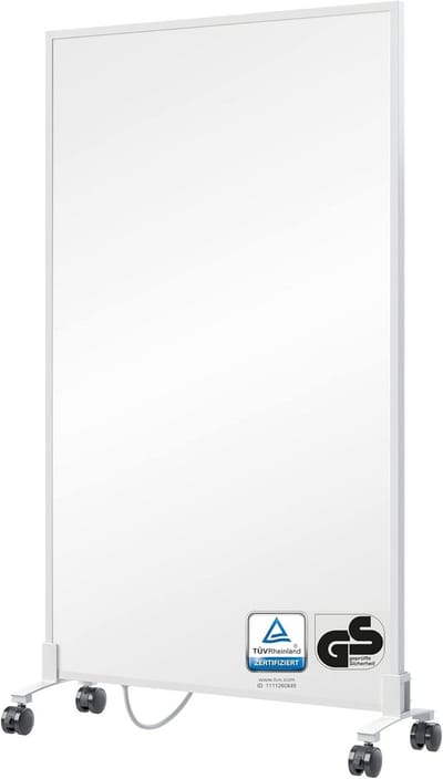 Mobiele Infraroodpaneel Verwarming 600W - Energiezuinig en Staand met Wielen
