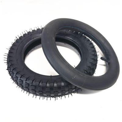 Vervangingsset Band en Binnenband voor MX350 MX400 12 Inch 12.5x 2.75 Crossmotor Band en Binnenband Rechte Ventielsteel gray