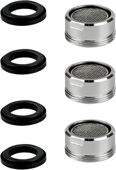Faucet Aerator Vervangingsset met 10 Dichtingen voor Keuken en Badkamer - Waterbesparende Filter Nozzle voor Optimale Waterstroom
