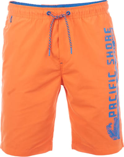riverso Heren Short RIVJannik bequem Oranje M Volwassenen Sportieve Zwembroek met Print