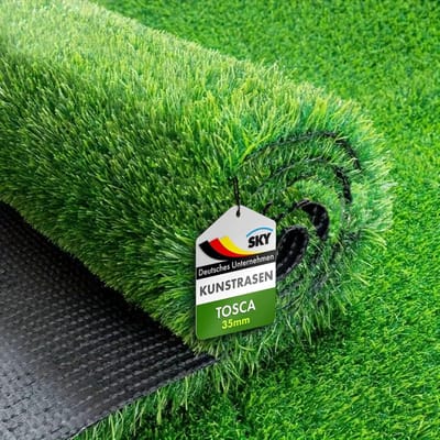 Kunstgras Tapijt - Outdoor Vloerbedekking - Balkon Terras Tuin - Weerbestendig Natuurlijke Look - 100 x 100 cm