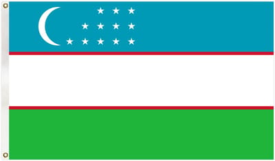 Go Go Gadget - Vlag - 90x150cm - Oezbekistan