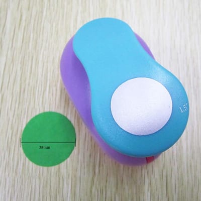 Poinçon circulaire 8/15/25/38/50mm, poinçons de gaufrage pour bricolage, Machine de Scrapbooking, découpe de papier, couleur, poinçon de trou artisanal, coupe ronde