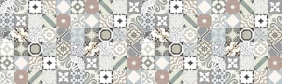 Zelfklevende spatwandsticker - CARDO TILES - 60x200cm