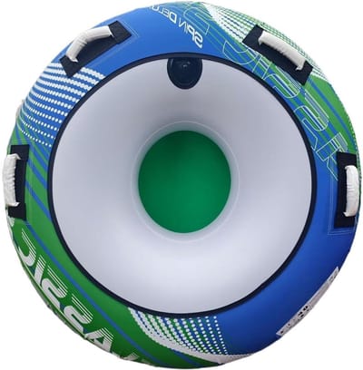 Opblaasbare waterslee - Watersport vlot - Waterpret beleven - Versterkte handgrepen - Dubbel of enkel - Meerdere kleuren