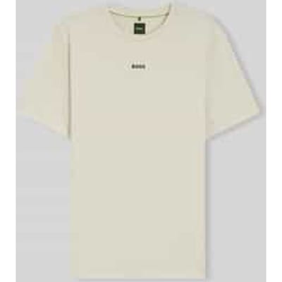 Slim Fit sport-t-shirt met labelprint model 'TS_Active'