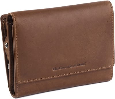 The Chesterfield Brand Portemonnee Nadia Flap Wallet Cognac Bruine