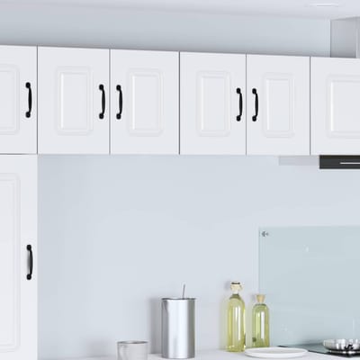 vidaXL - Keuken - Kast - met - opslag - Kalmar - Wit - 60 - x - 31 - x - 40 - cm - Bewerkt - hout