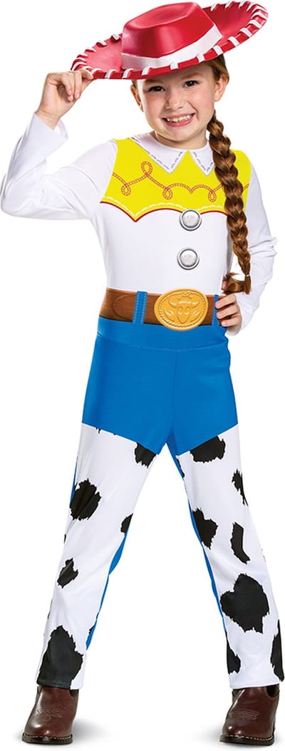 DISNEY - TOY STORY 4, kostuum Jessie Classic, Maat M (7-8 jaar), Meisjes