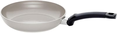 Keramische Kookpan met Antiaanbaklaag - 24 cm, Inductie, Warm Grijs
